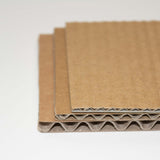 Wellpappe 800 x 1200 mm (beidseitig kaschierte Wellpappe in versch. Stärken);DIESES FORMAT IST NUR ZUR ABHOLUNG, KEIN VERSAND MÖGLICH!