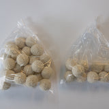 Schwammgummikugeln, 25 Stück, (Kleinmenge)