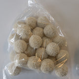 Schwammgummikugeln, 25 Stück, (Kleinmenge)