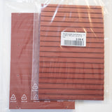 Strukturplatte Spundwand rot