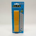 Olfa Cutter-Klingen, 25 mm, HB 5B, Abbrechkl. , 5 St.