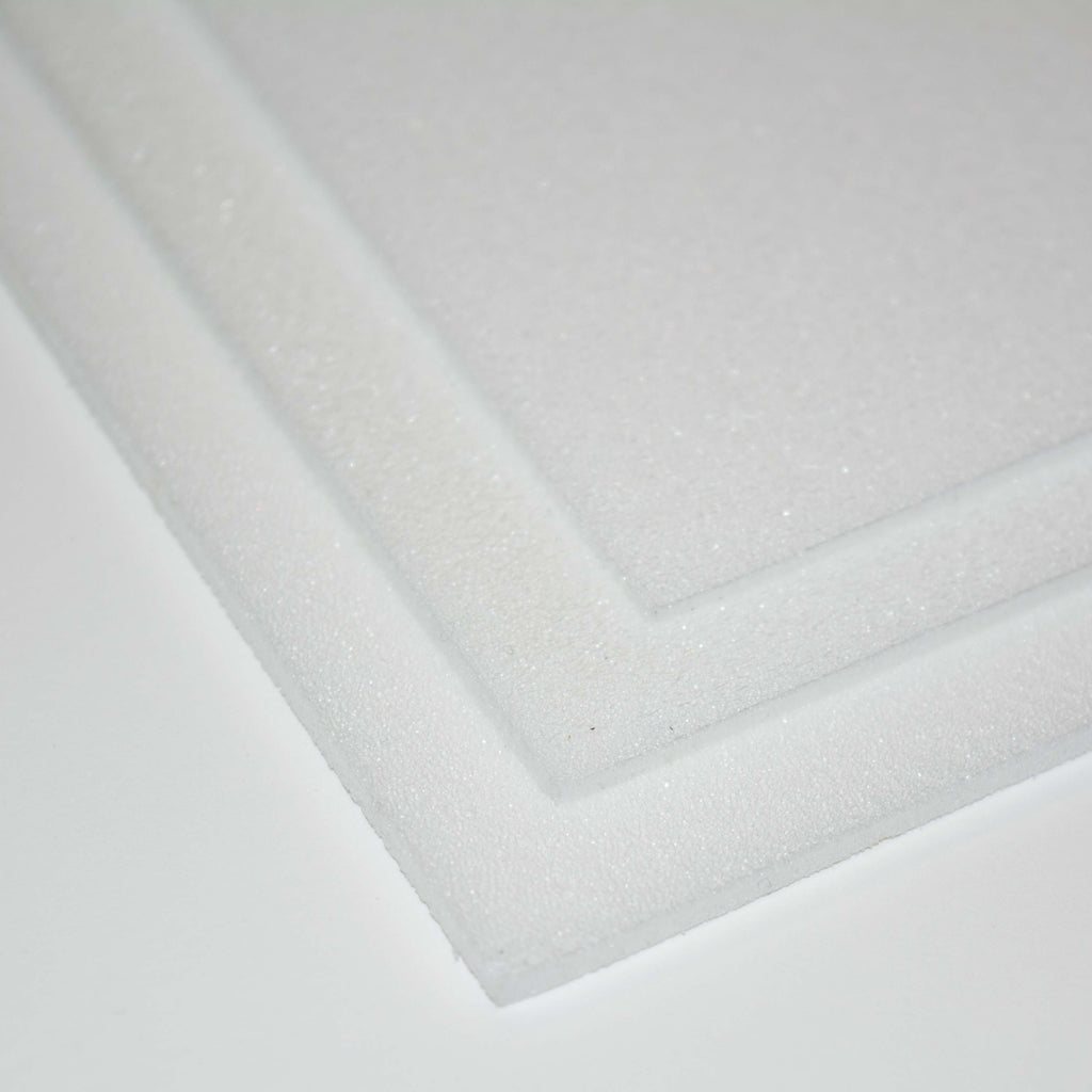 PVC Platten 4 mm Weiss 1000 x 500 mm