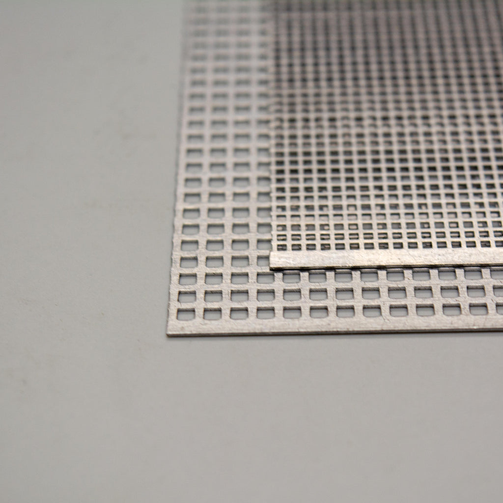 Lochblech Aluminium Quadratloch grade – Archimo - Materialien für