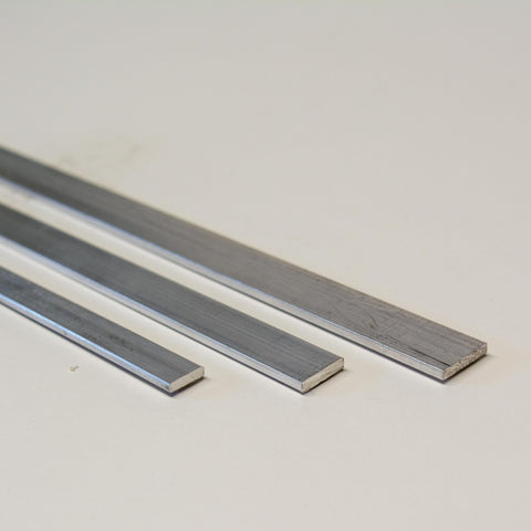 Aluminium Rechteckstab 1000 mm, massiv